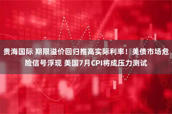 贵海国际 期限溢价回归推高实际利率！美债市场危险信号浮现 美国7月CPI将成压力测试